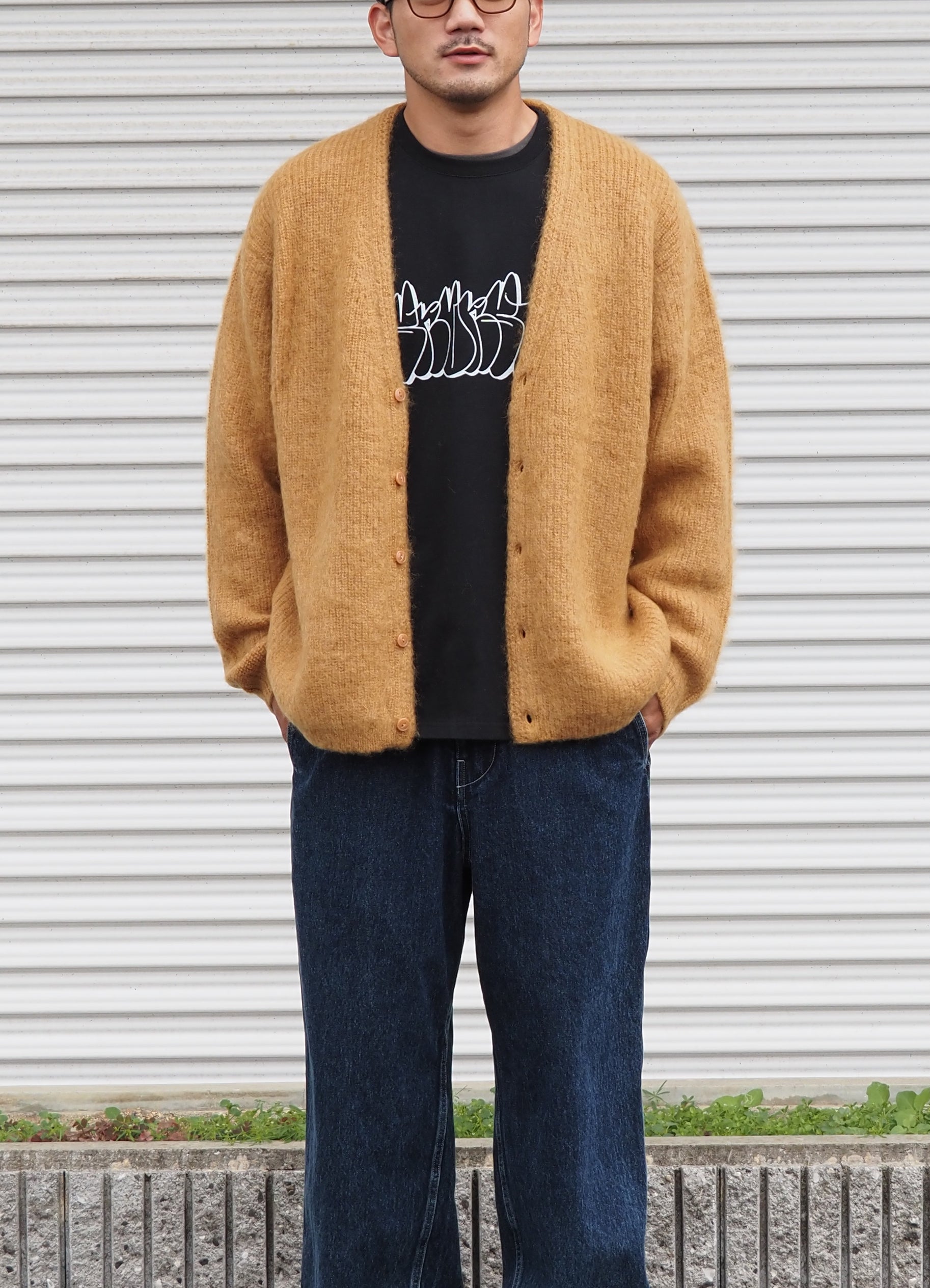 Donald Mohair Knit Cardigan [60424WA01-K]