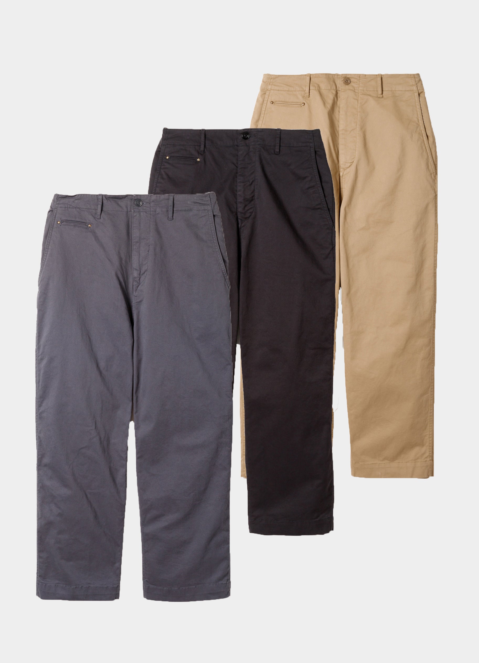 カタリストCTLS | Chino Pants '23 サイズ2 Chikashitsu +】wide denim pants (2color) | OUR BRAND,Chikashitsu +