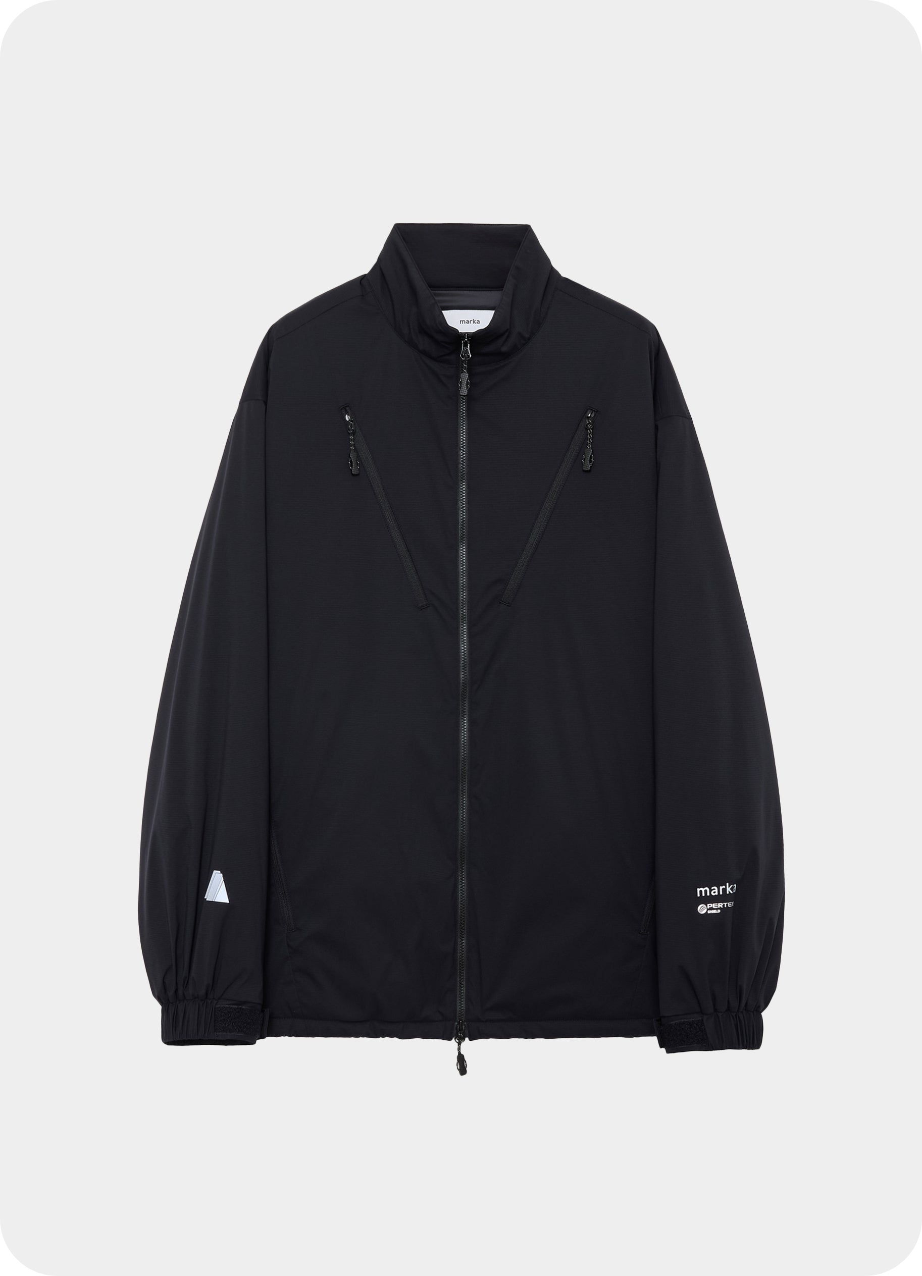 新品　MARKA マーカ ファティーグジャケット ブラック 日本製　サイズ3 marka(マーカ) / PUFFED TRAINING JACKET -Pertex 3-Layer Nylon