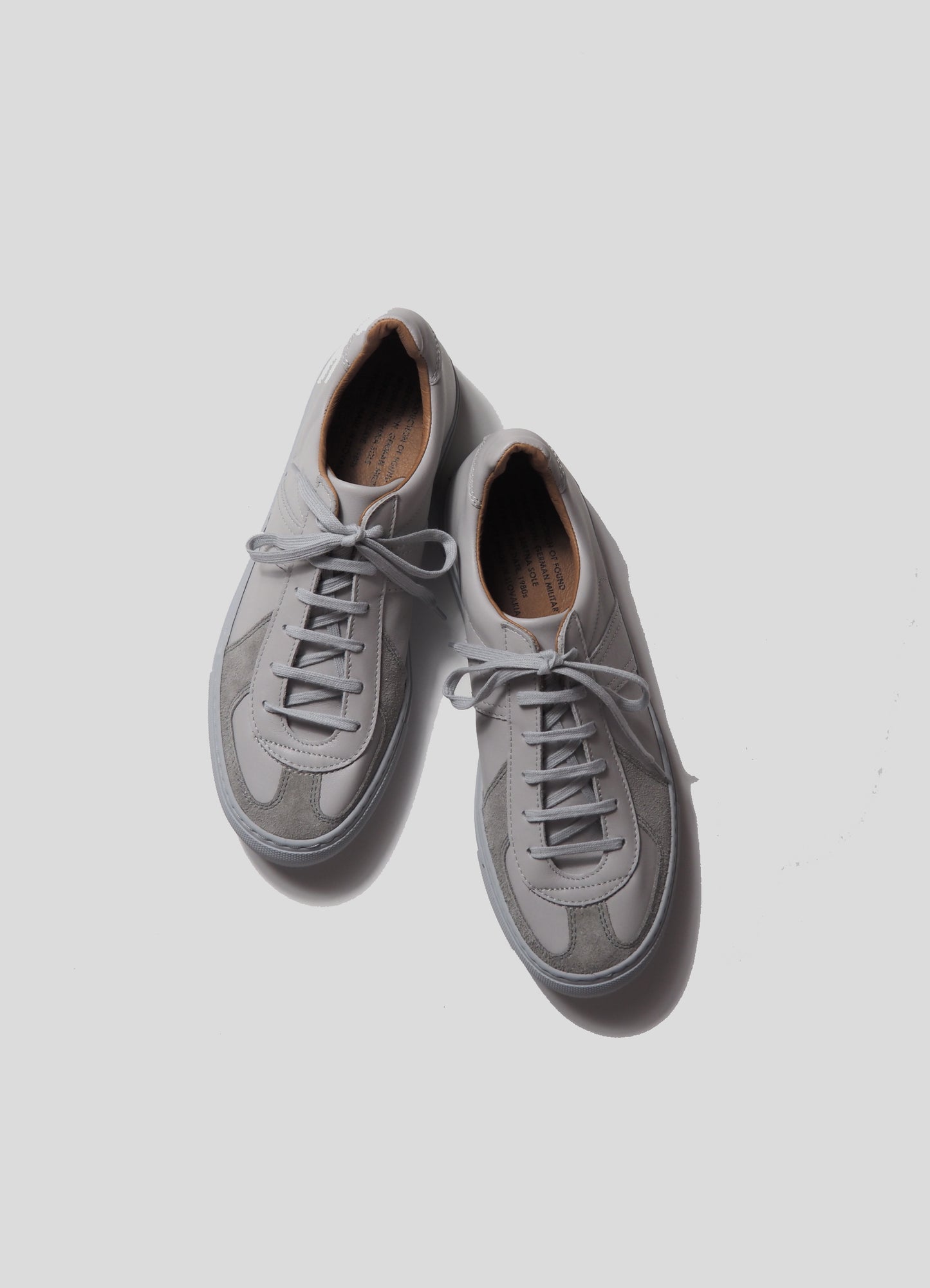 1777SL GERMAN MILITARY TRAINER -LT GRAY/LT GRAY SOLE