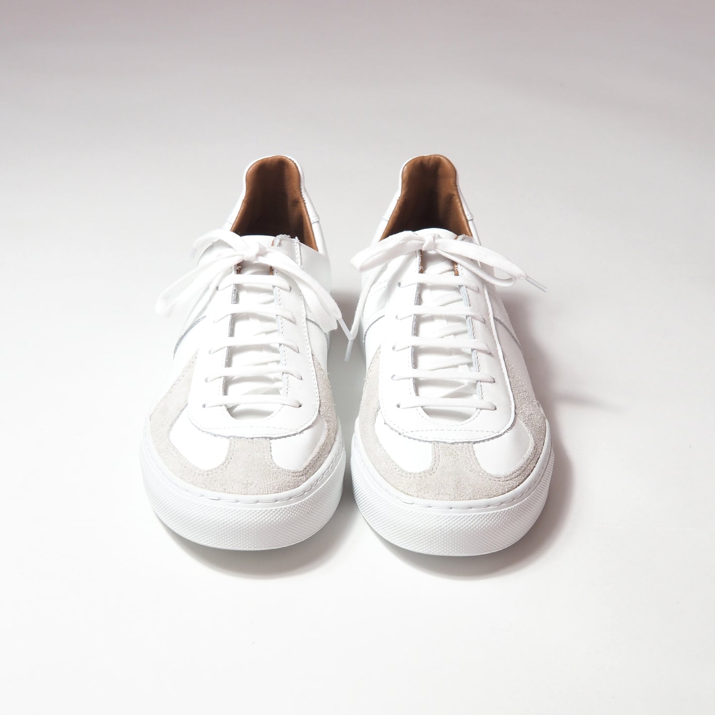 1777SL GERMAN MILITARY TRAINER -WHITE/WHITE SOLE