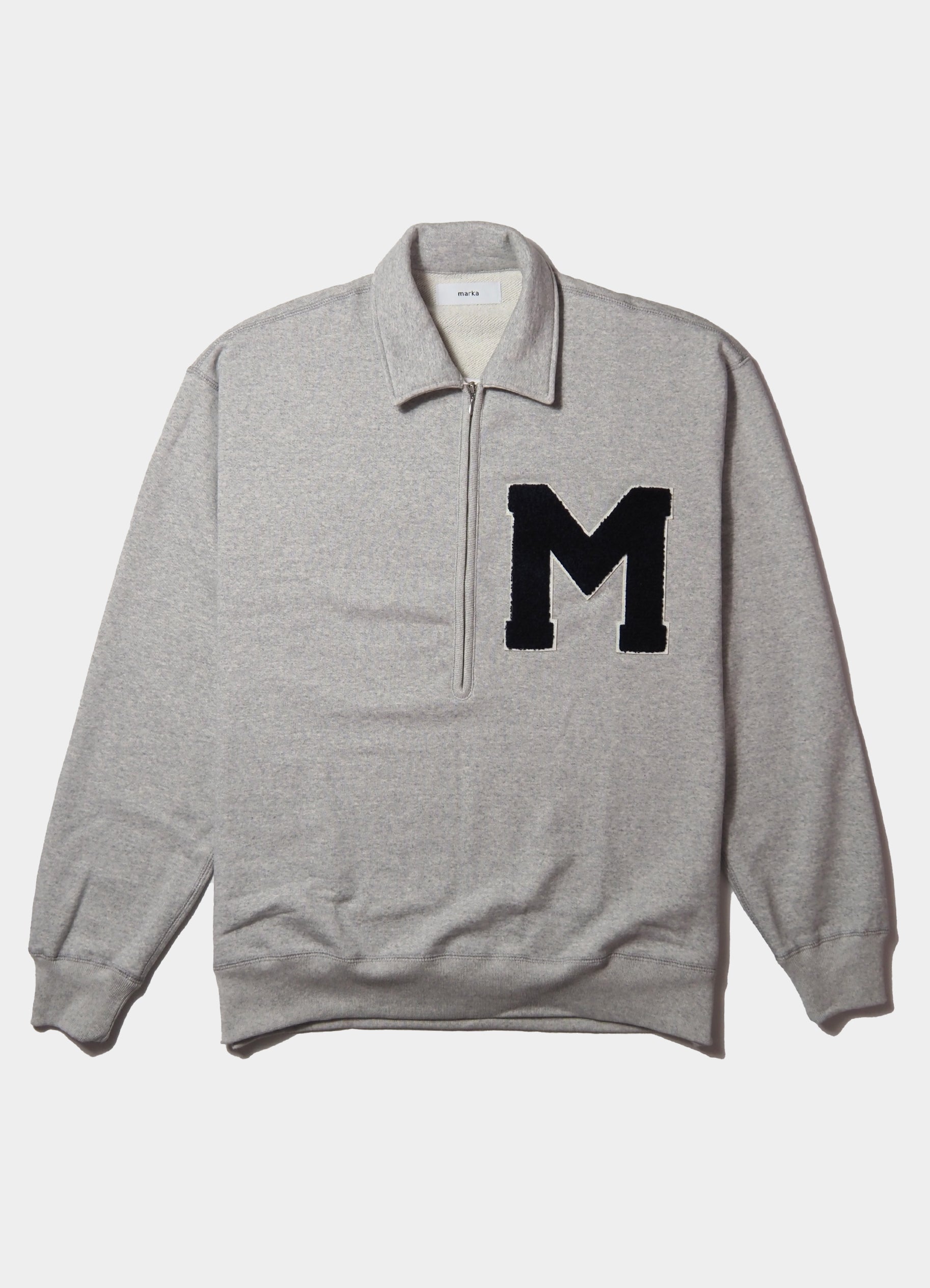 marka(マーカ) / HALF ZIP POLO -ORGANIC COTTON KNIT FLEECE- [M23C