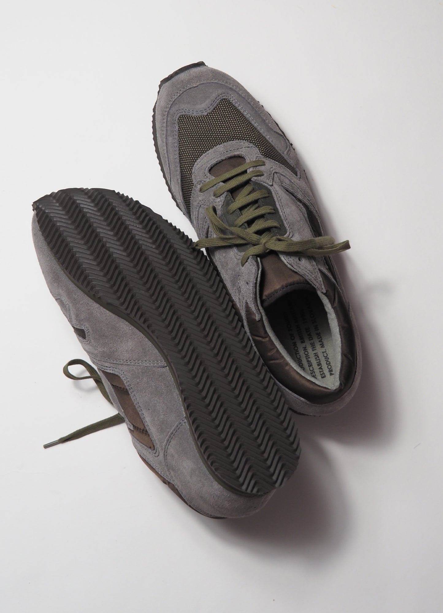 1800FS BRITISH MIRITARY TRAINER -GREY/OLIVE