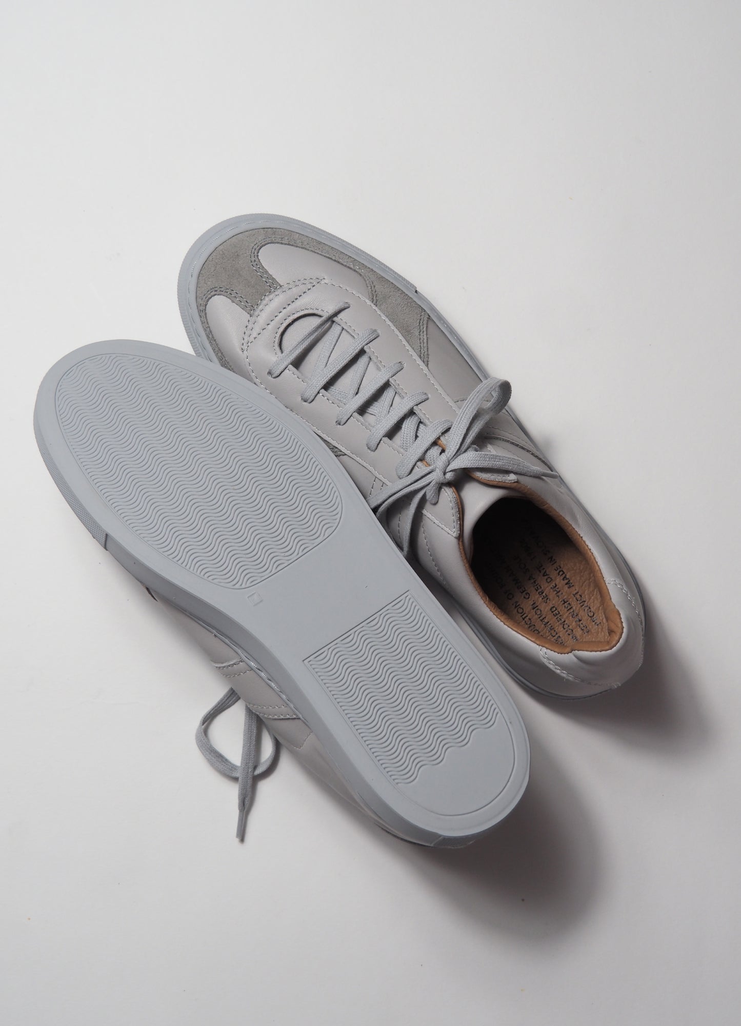 1777SL GERMAN MILITARY TRAINER -LT GRAY/LT GRAY SOLE