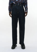 CLEAN CYLINDER FIT JEANS -ORGANIC COTTON 13.5oz SELVEDGE DENIM-[M26A10PT02C]