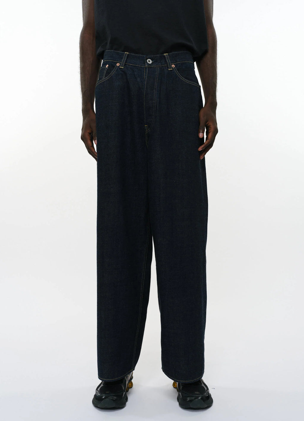 BAGGY JEANS -ORGANIC COTTON 13.5oz SELVEDGE DENIM-[M26A10PT01C]