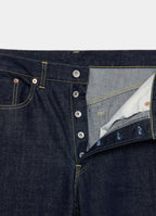 CLEAN CYLINDER FIT JEANS -ORGANIC COTTON 13.5oz SELVEDGE DENIM-[M26A10PT02C]