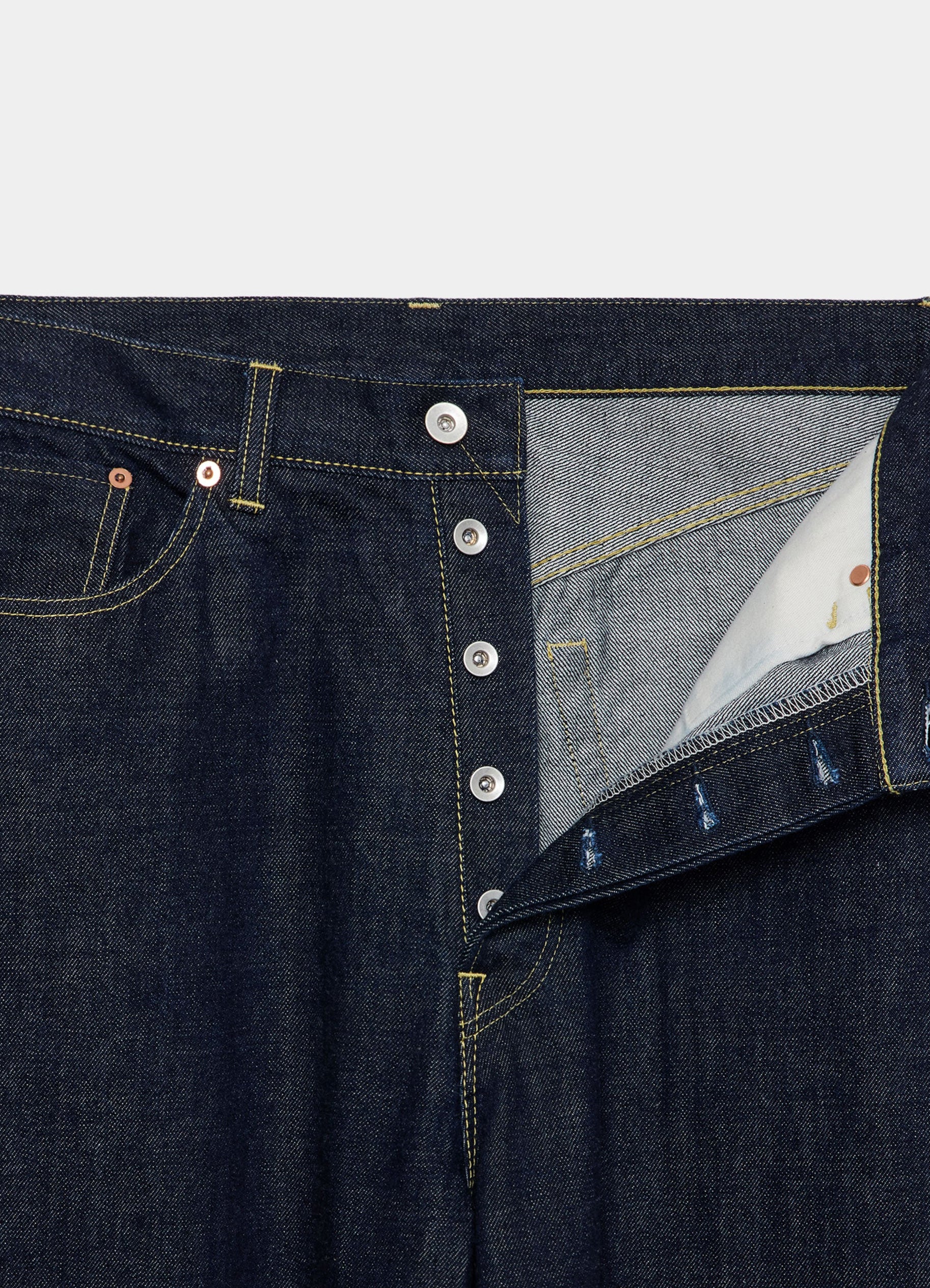 BAGGY JEANS -ORGANIC COTTON 13.5oz SELVEDGE DENIM-[M26A10PT01C]
