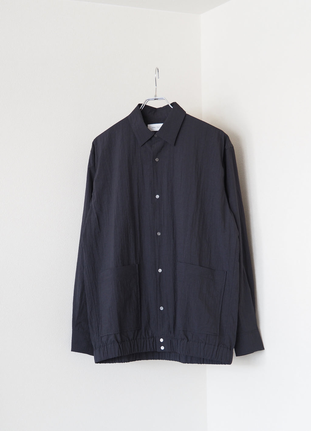HENRIK L/S RIB SHIRTS "WASHER" [22FW-11082WS]<SALE>