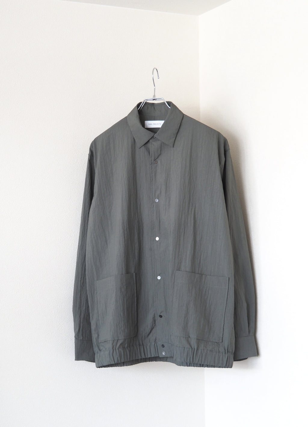 HENRIK L/S RIB SHIRTS "WASHER" [22FW-11082WS]<SALE>