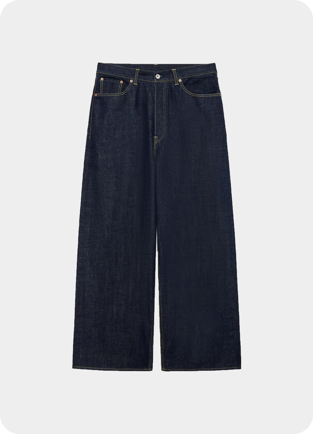 BAGGY JEANS -ORGANIC COTTON 13.5oz SELVEDGE DENIM-[M26A10PT01C]