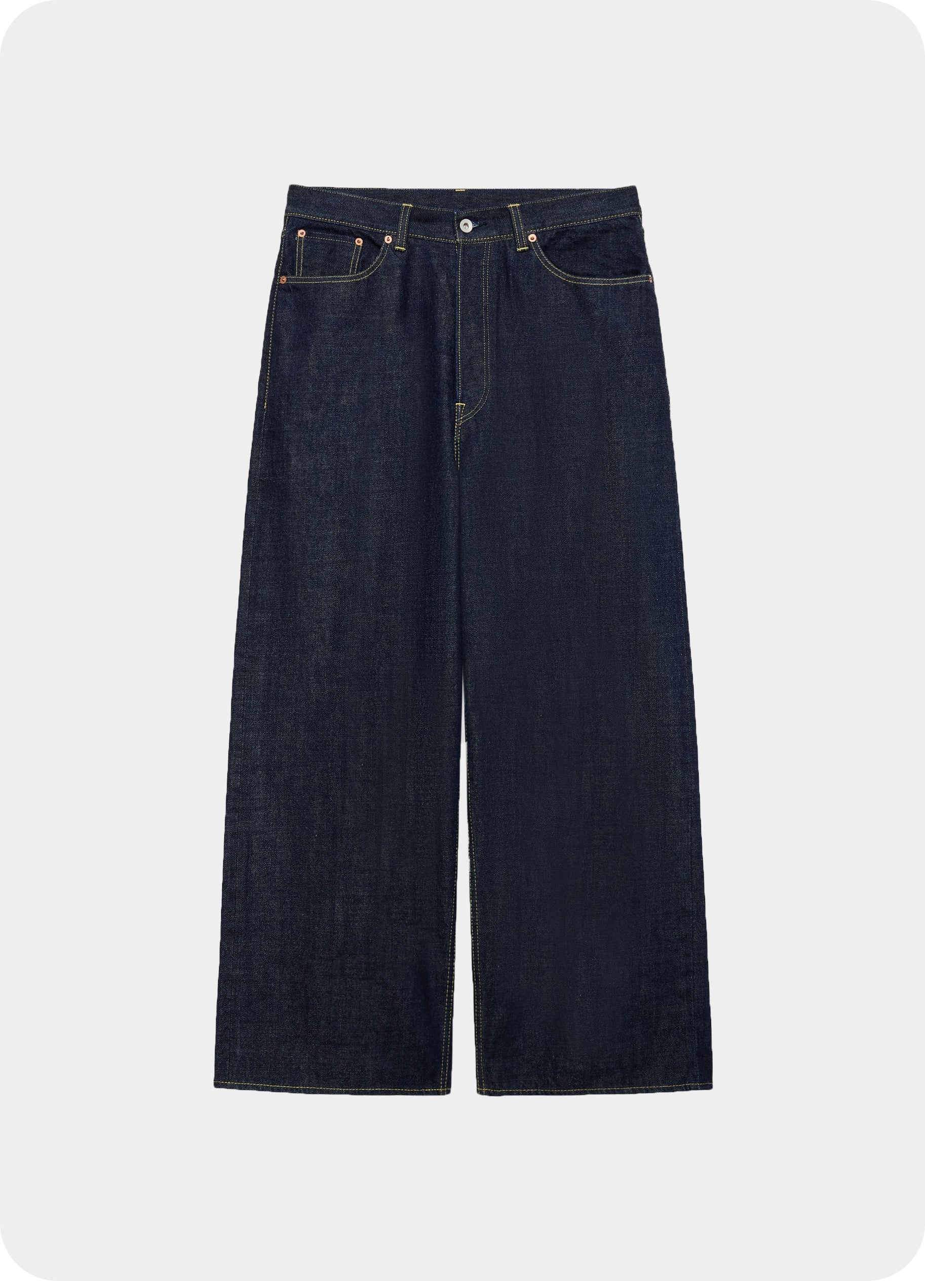 BAGGY JEANS -ORGANIC COTTON 13.5oz SELVEDGE DENIM-