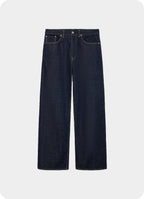 CLEAN CYLINDER FIT JEANS -ORGANIC COTTON 13.5oz SELVEDGE DENIM-[M26A10PT02C]