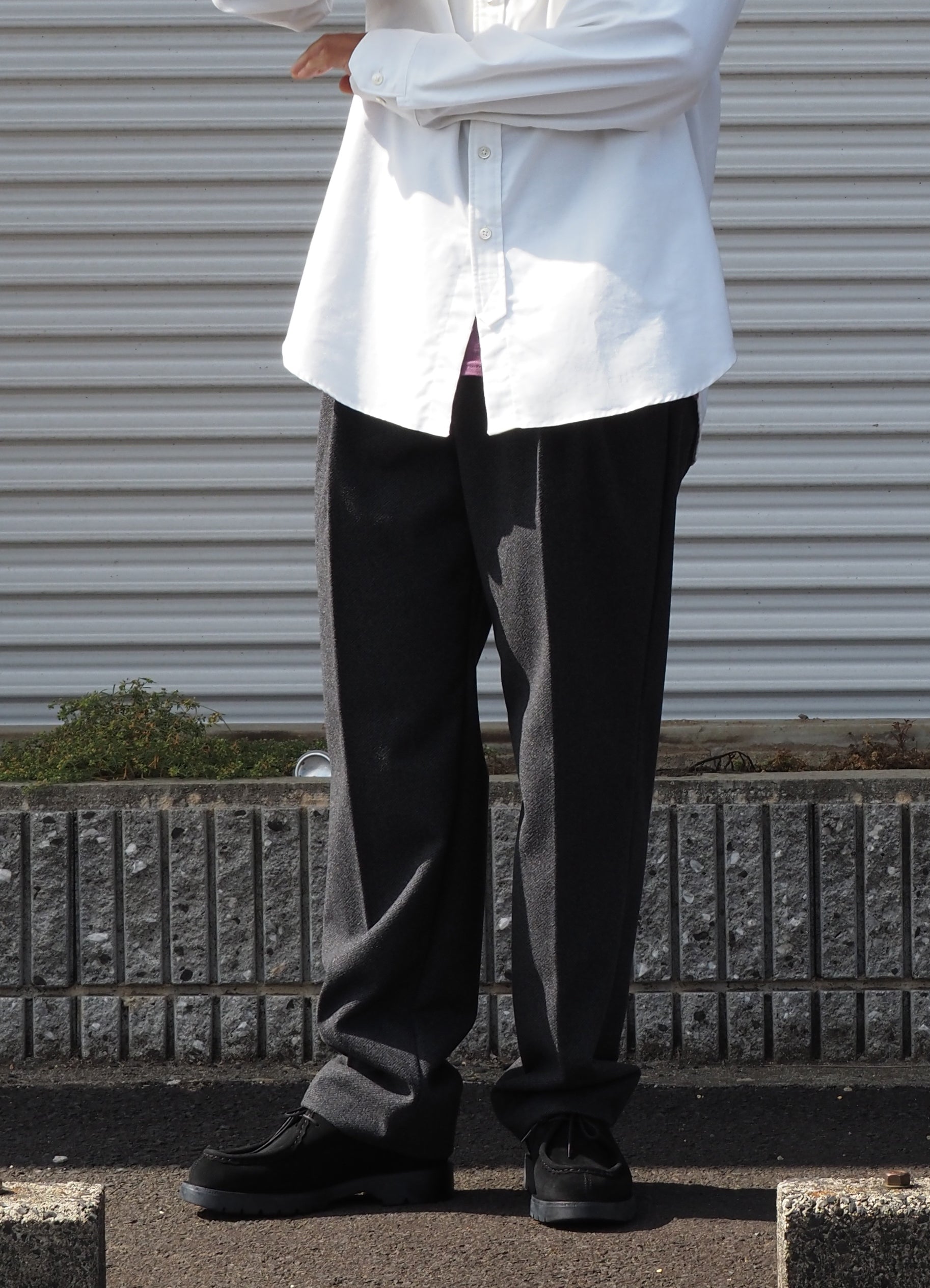 Tuck Wide Trousers