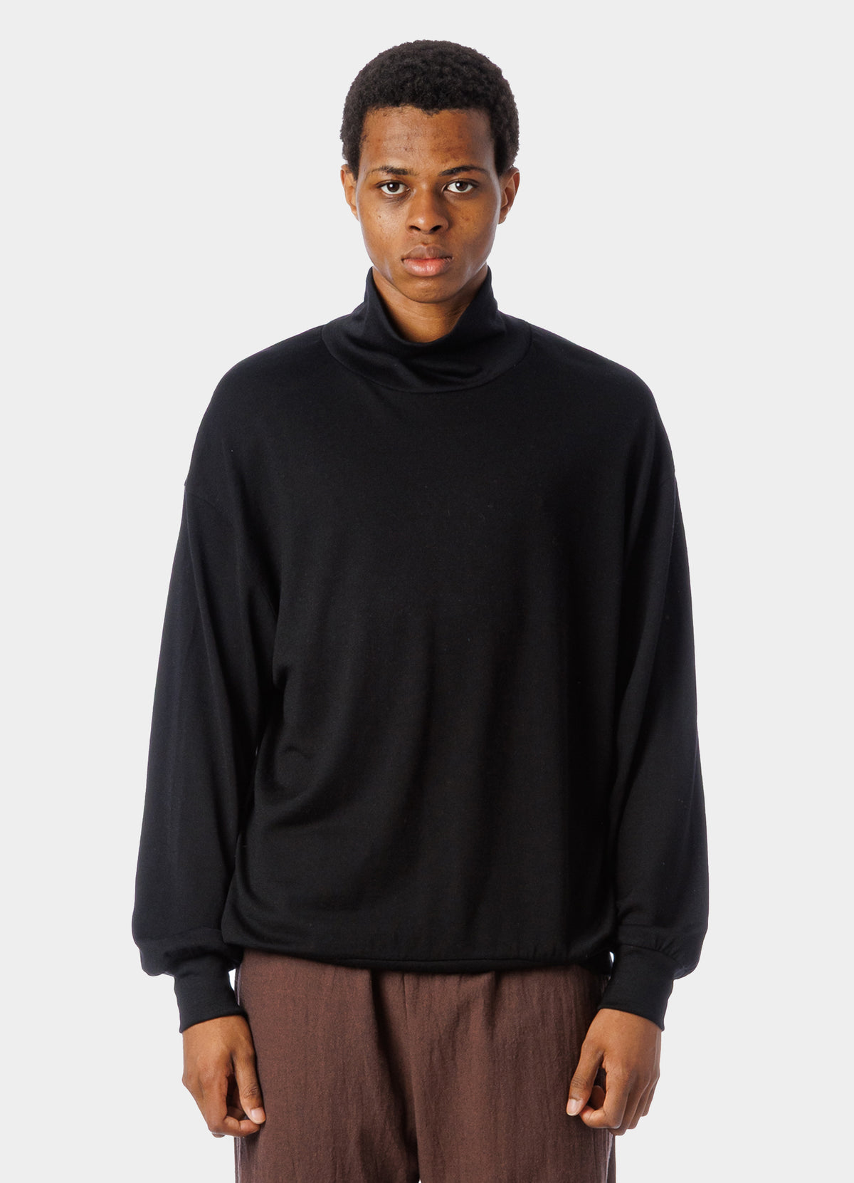 Melino Wool Turtle Neck L-S Tee [60426WA02-TP]