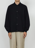 SHIRT CARDIGAN -40//1 ORGANIC COTTON HIGH TWISTED PIQUE-[M26A14CS01C]