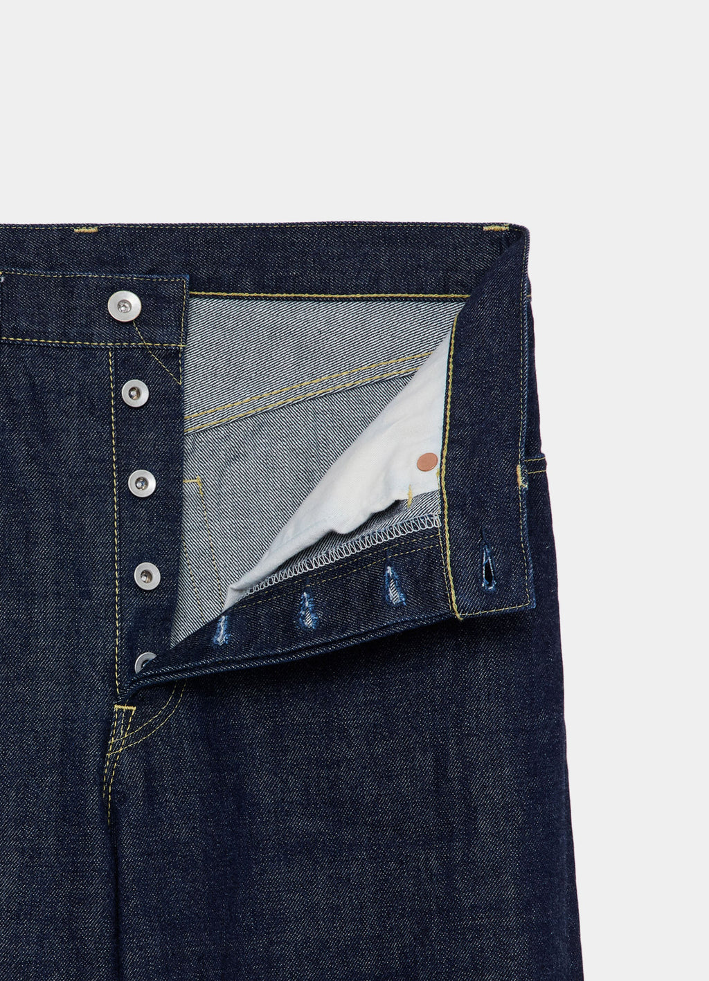 CYLINDER FIT JEANS -Organic Cotton 13.5oz Selvedge Denim-[M26C07PT01C]