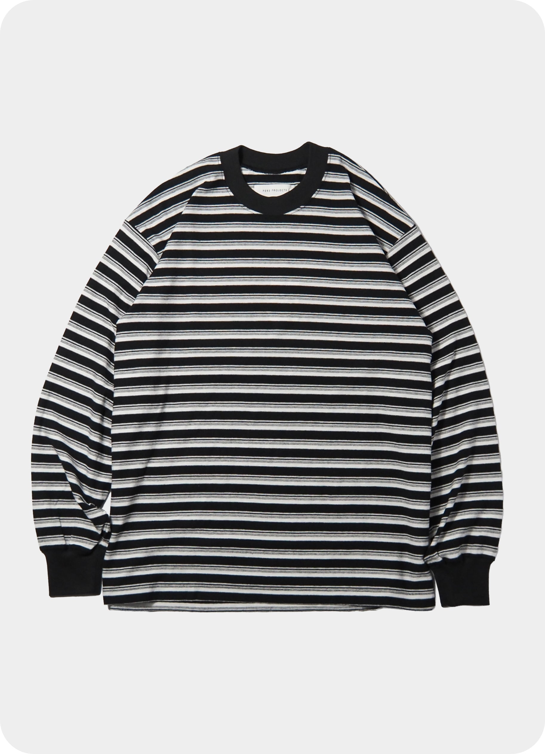 VICTOR L/S BORDER TEE