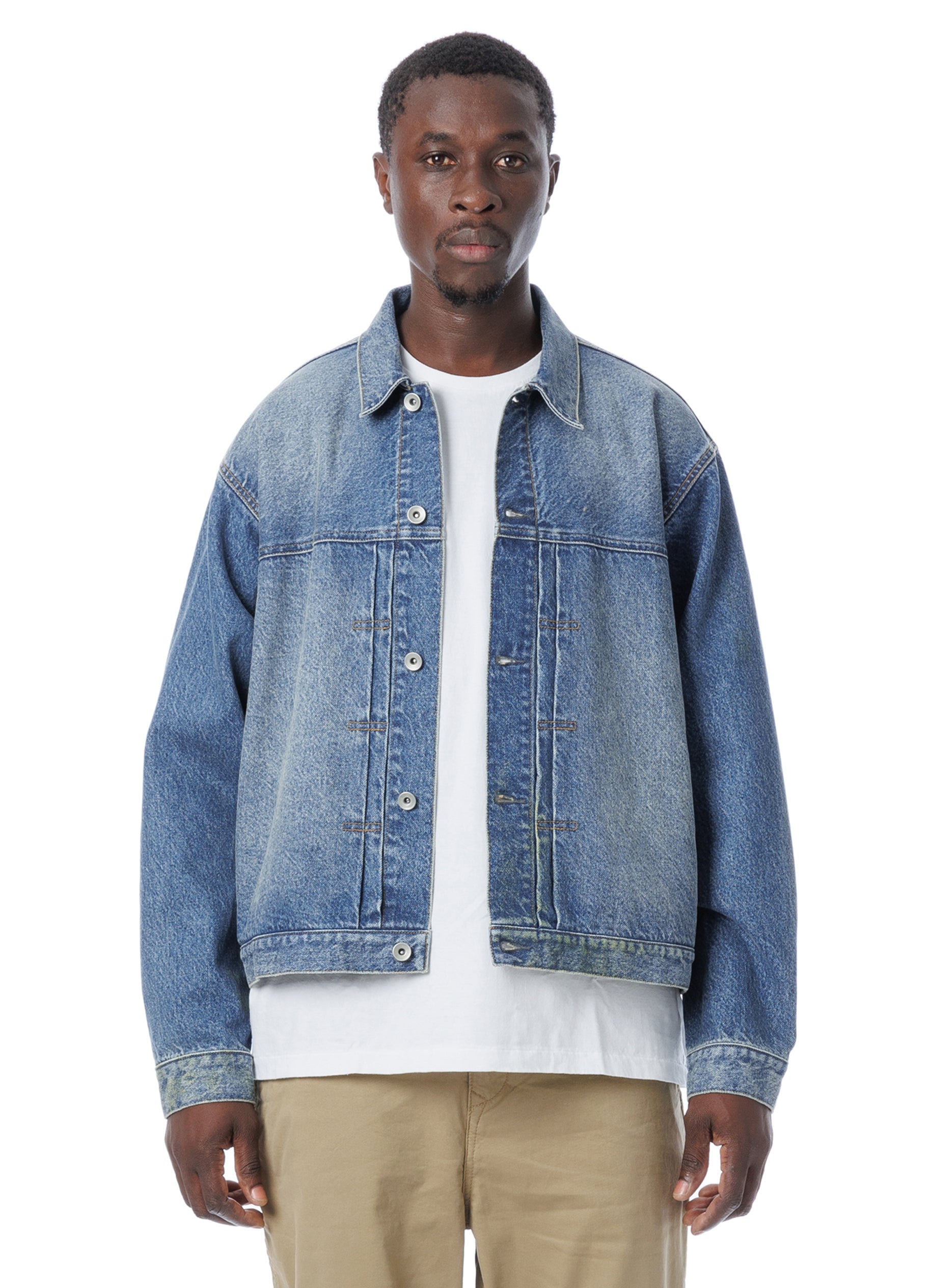 Damaged Denim Jacket - Easy Fit [DS-DDJSEF-02]