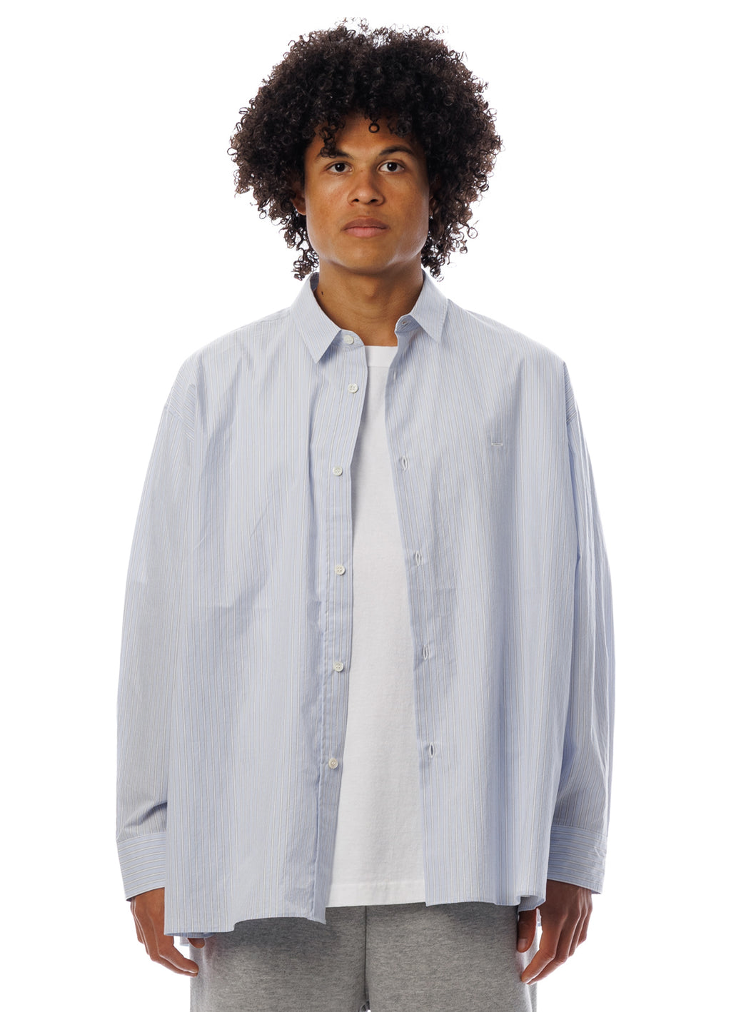 Gentle Resort Oversized Stripe Shirt