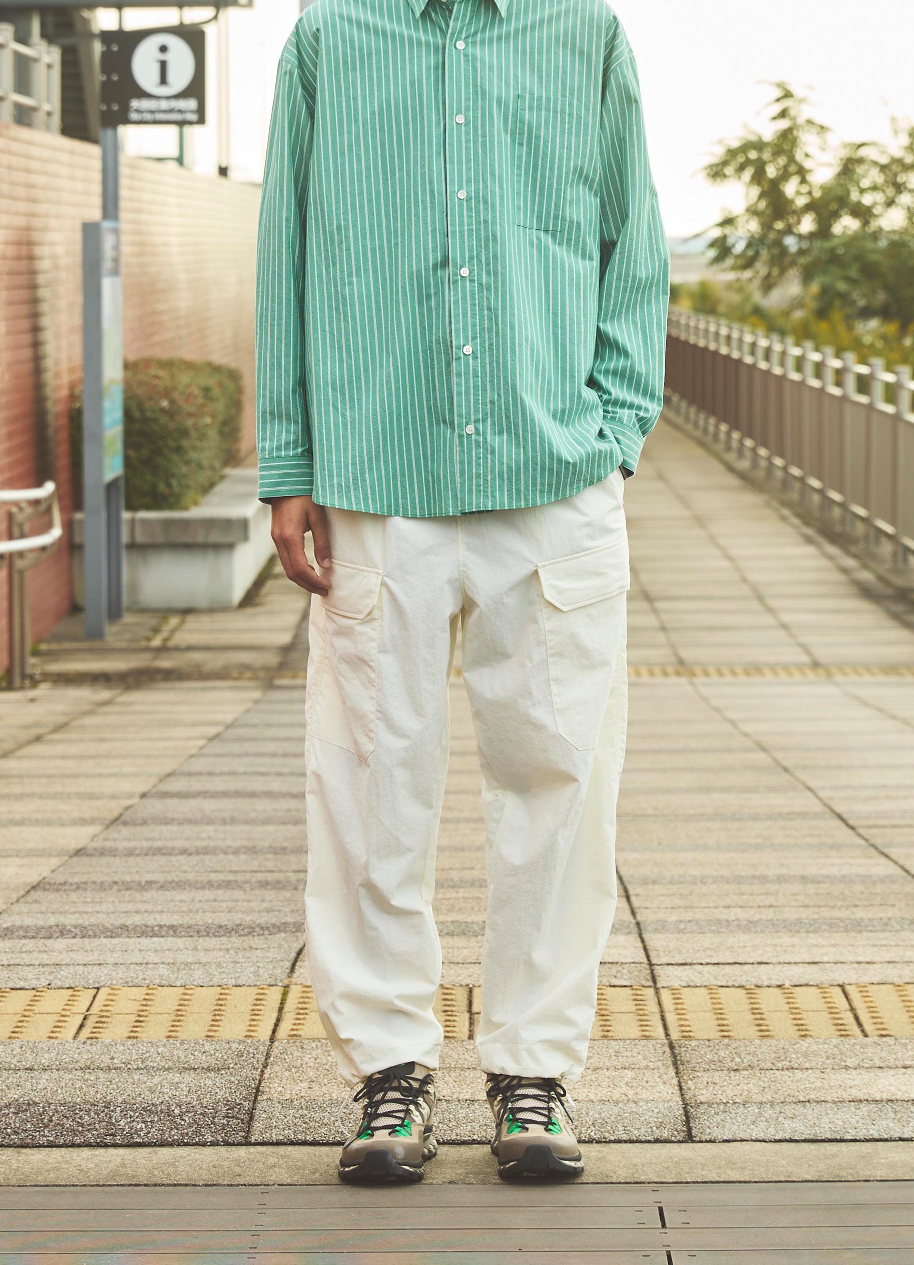 【size:L Only】Nylon Police Pants [60425PS01-BT]