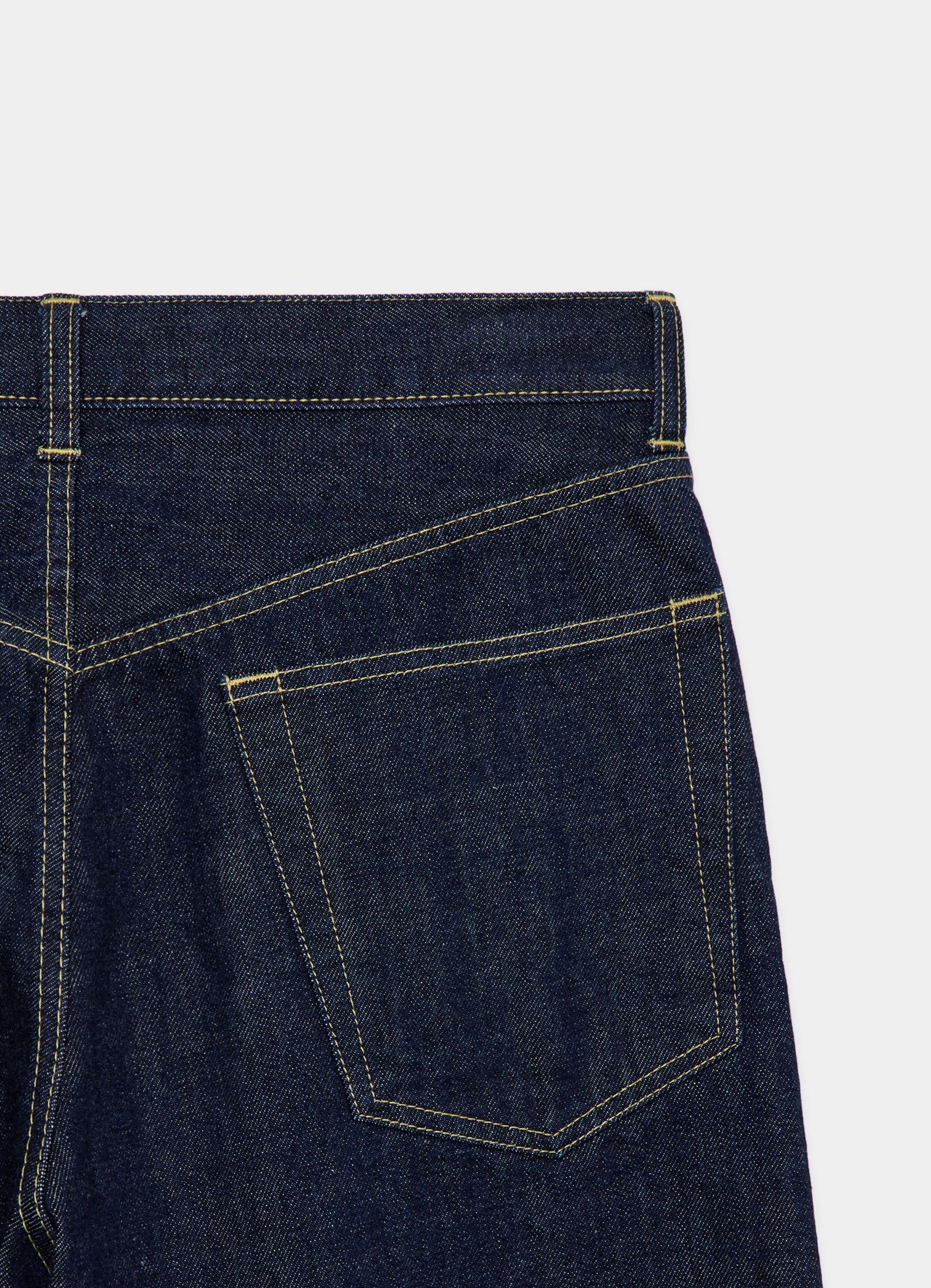 CYLINDER FIT JEANS -Organic Cotton 13.5oz Selvedge Denim-[M26C07PT01C]