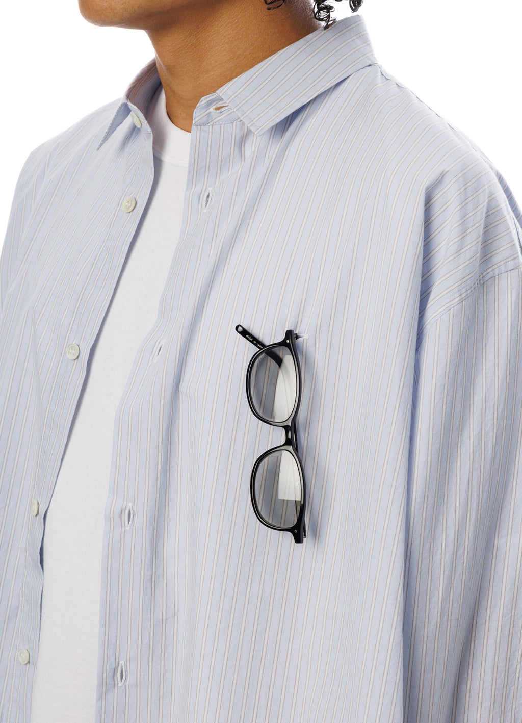 Gentle Resort Oversized Stripe Shirt