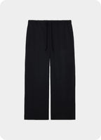 WIDE CYLINDER FIT EASY PANTS -2/72 Wool Tropical Washer-[M26A11PT01C]