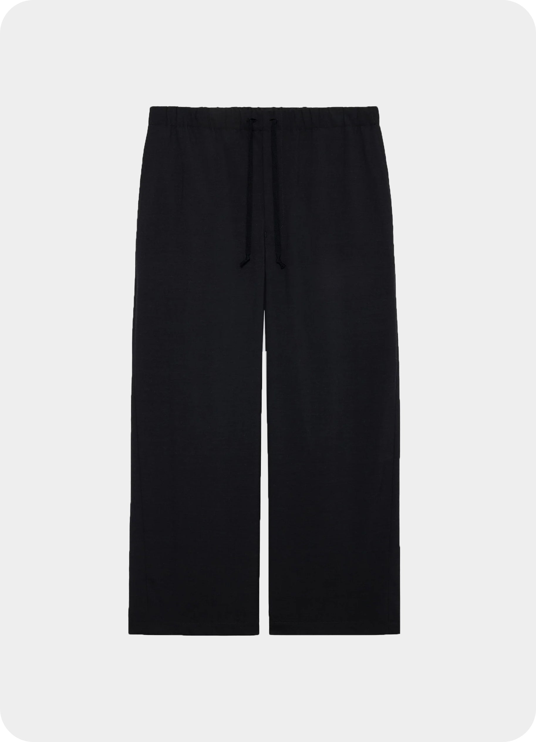 WIDE CYLINDER FIT EASY PANTS -2/72 Wool Tropical Washer-