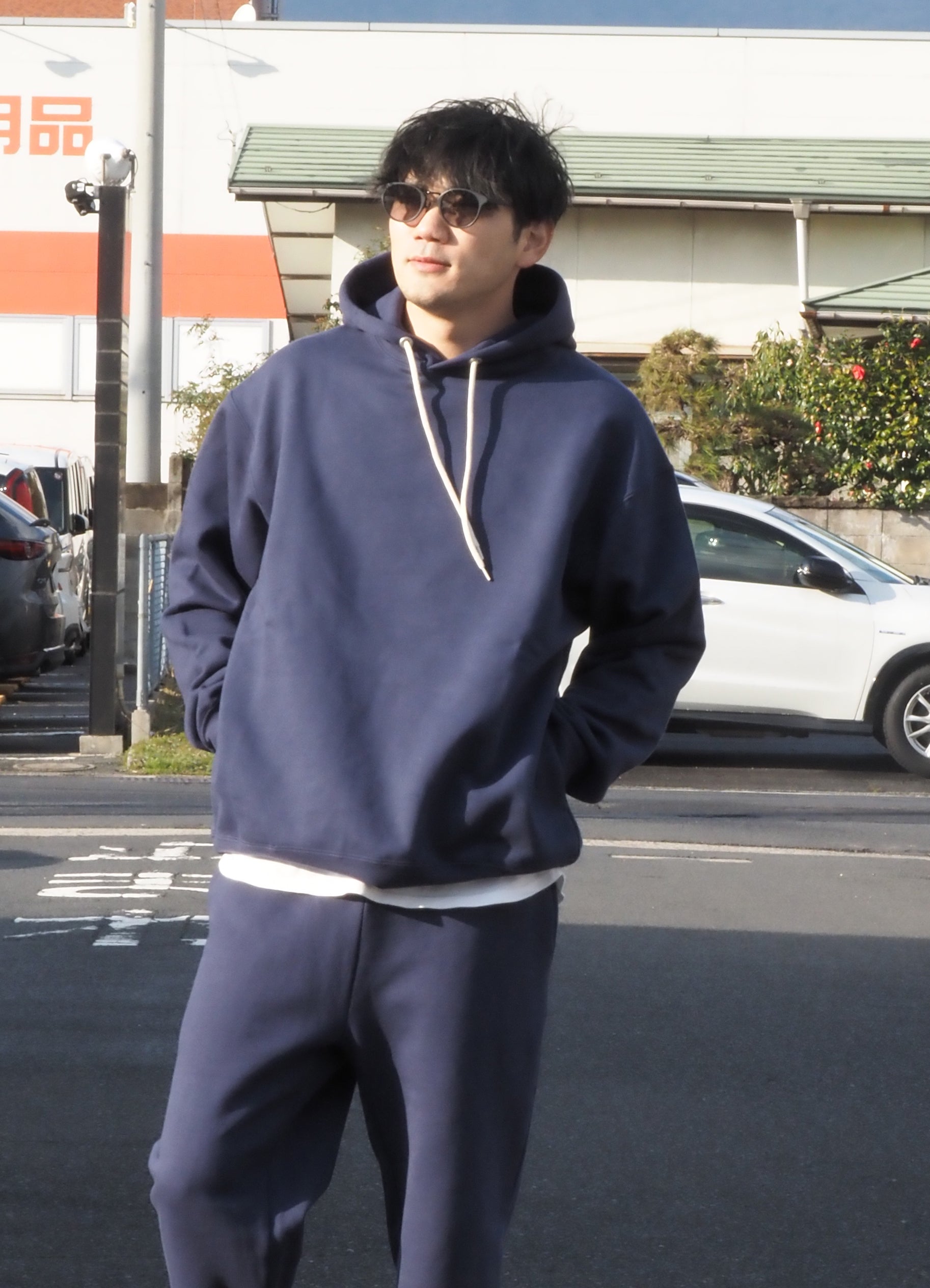 Heavy Hooded Sweatshirt -Seam Pocket- [KN-HS-SP-01]