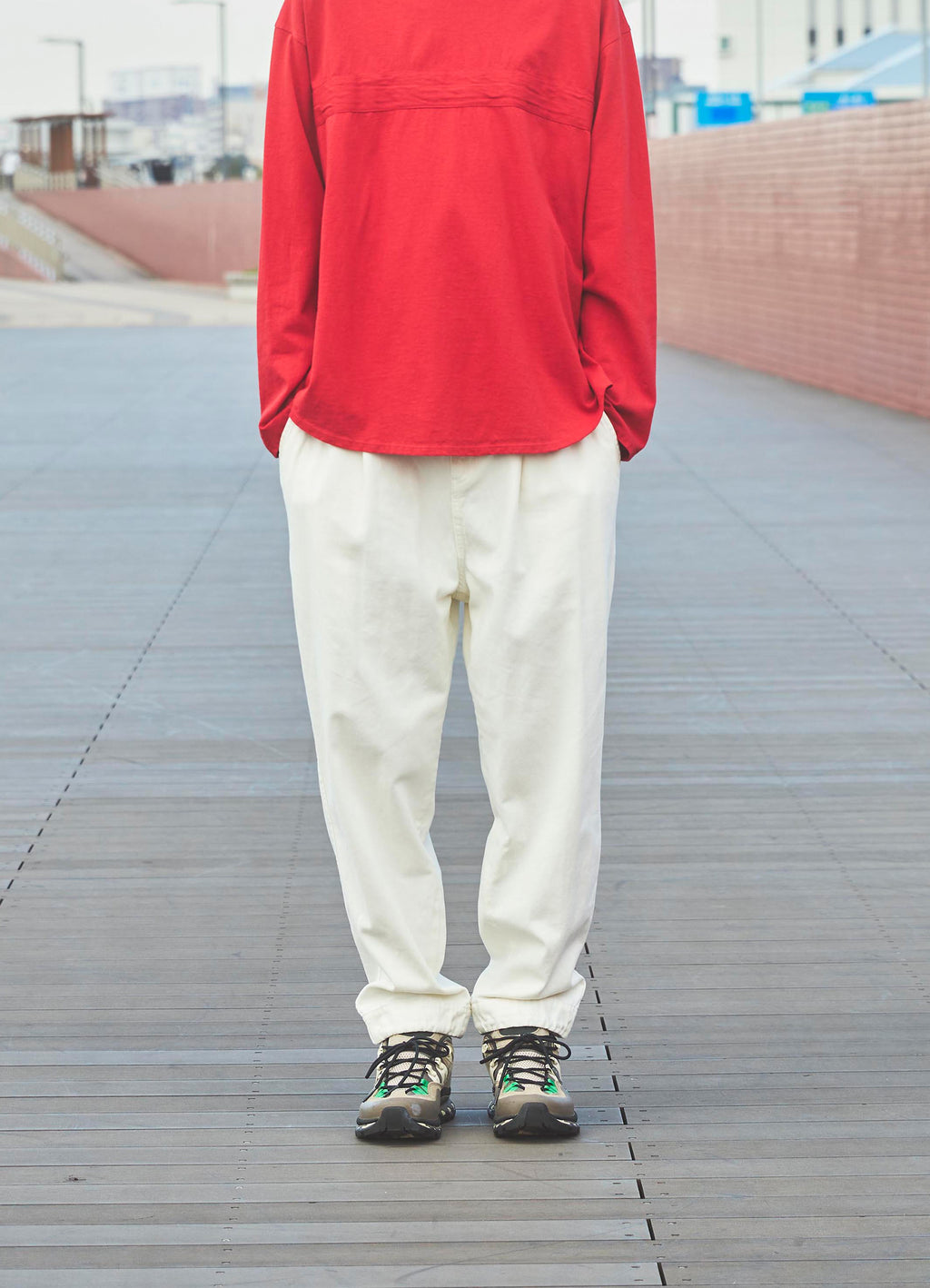 Vintage Chino Tuck Pants Overdyed [60425PS02-BT]
