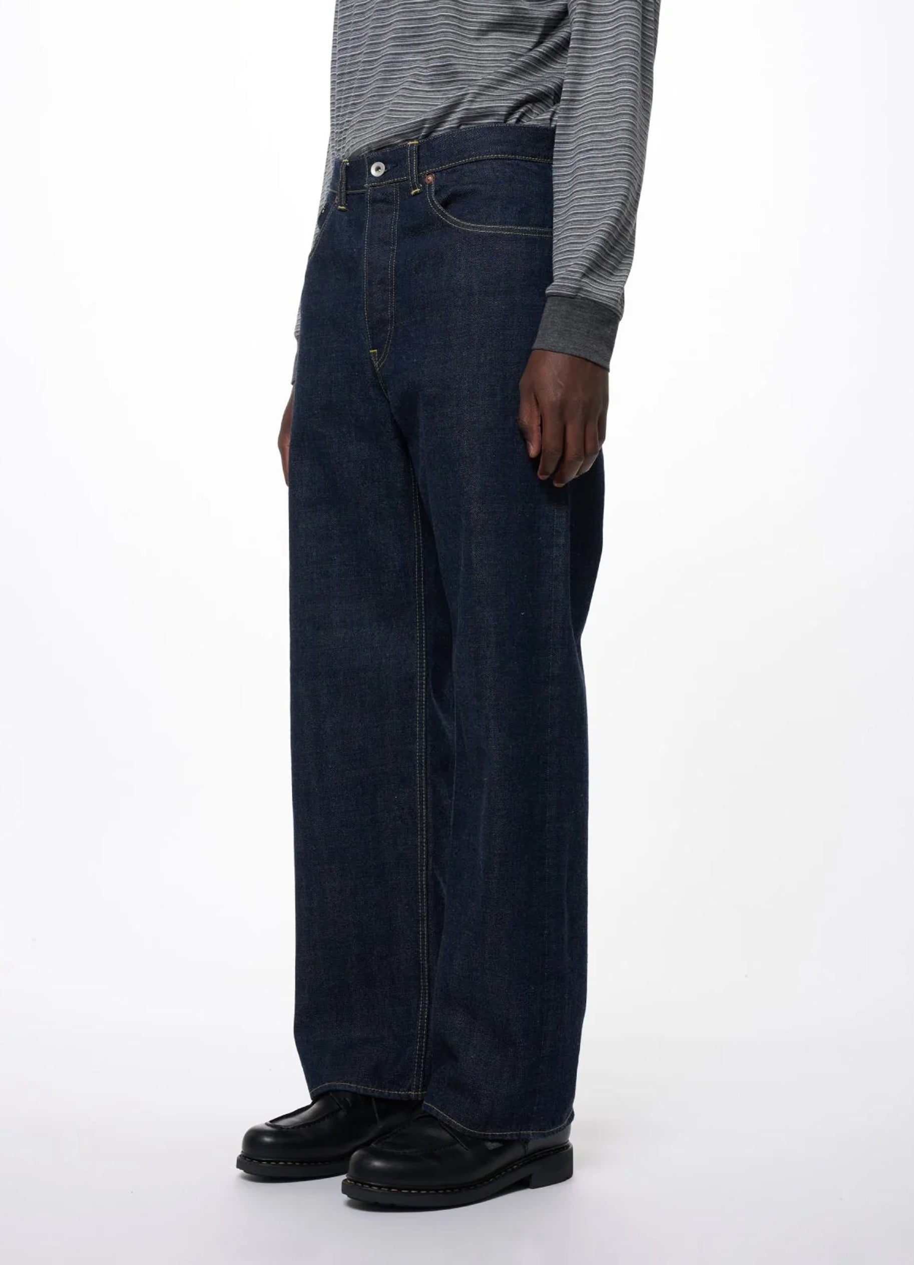 CYLINDER FIT JEANS -Organic Cotton 13.5oz Selvedge Denim-[M26C07PT01C]