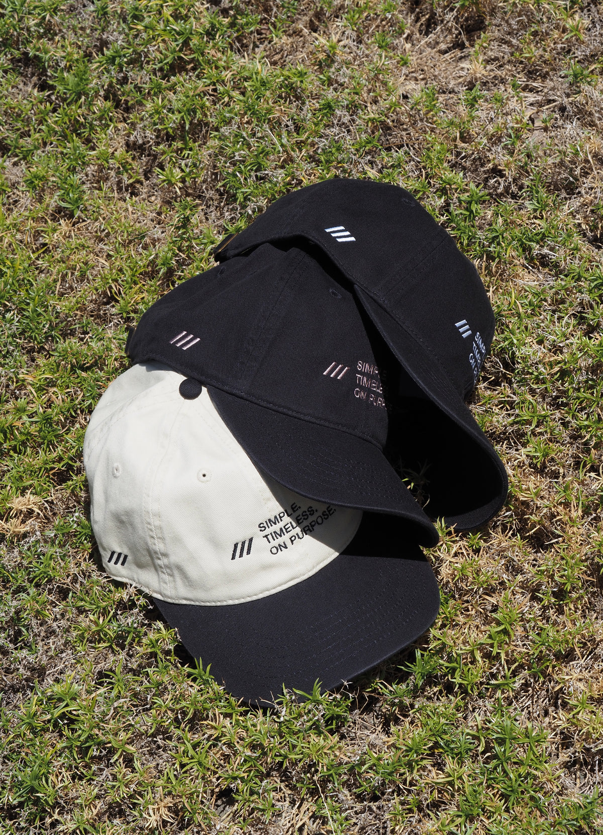 SIMPLE Embroidery Baseball CAP / Lism Original