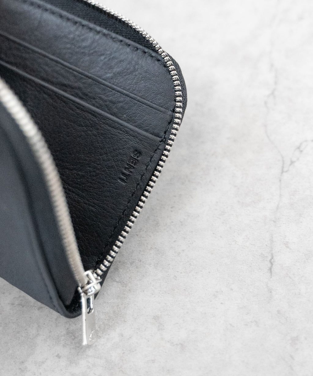 Dyneema Leather COMPACT ZIP WALLET / #3038
