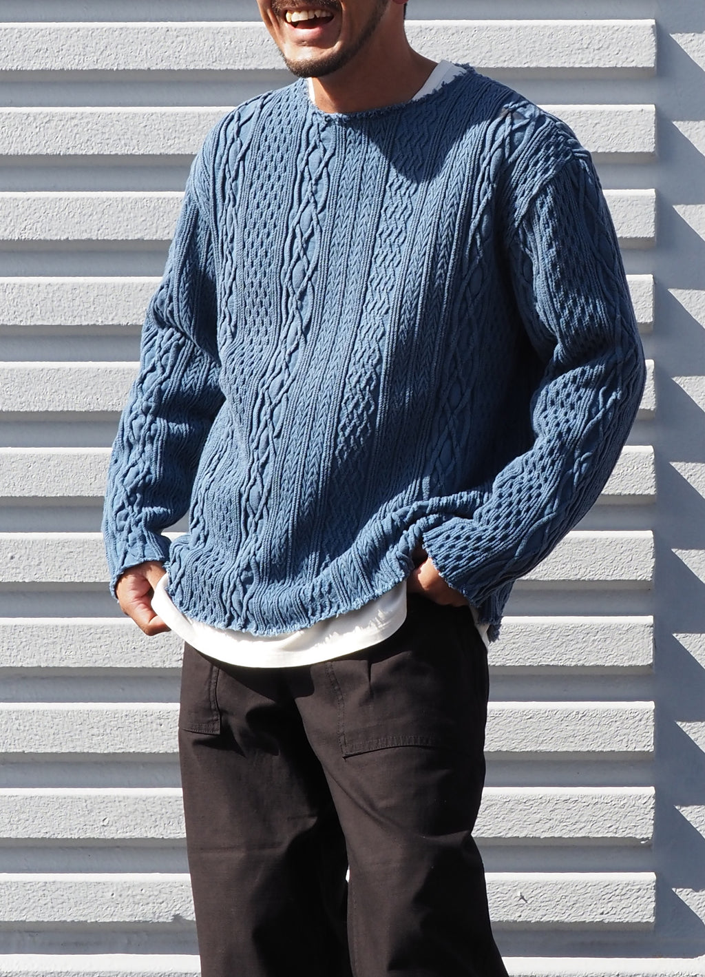 [50%OFF]CABLE LONG SLEEVE [ILL241-13P]