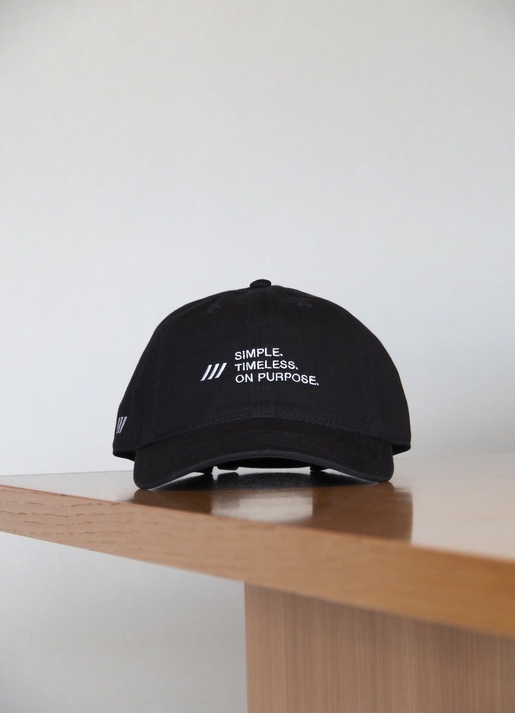 SIMPLE Embroidery Baseball CAP / Lism Original