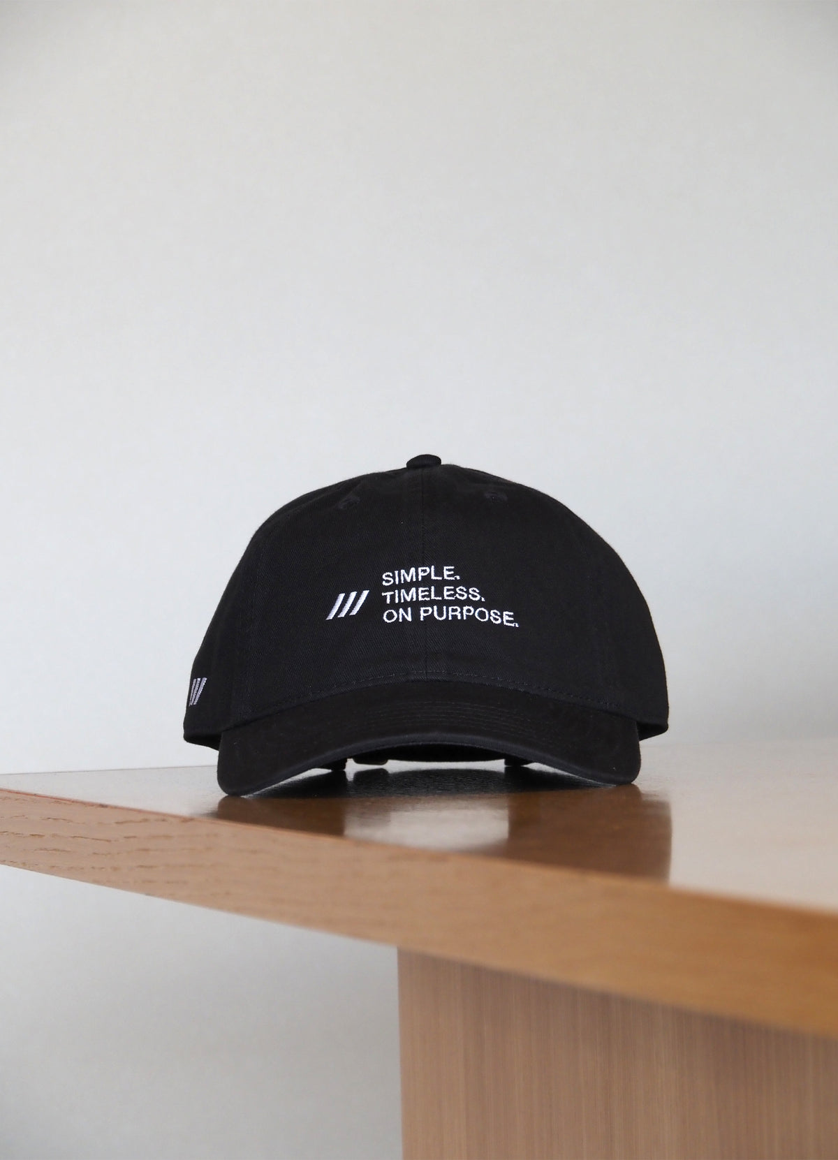 SIMPLE Embroidery Baseball CAP / Lism Original