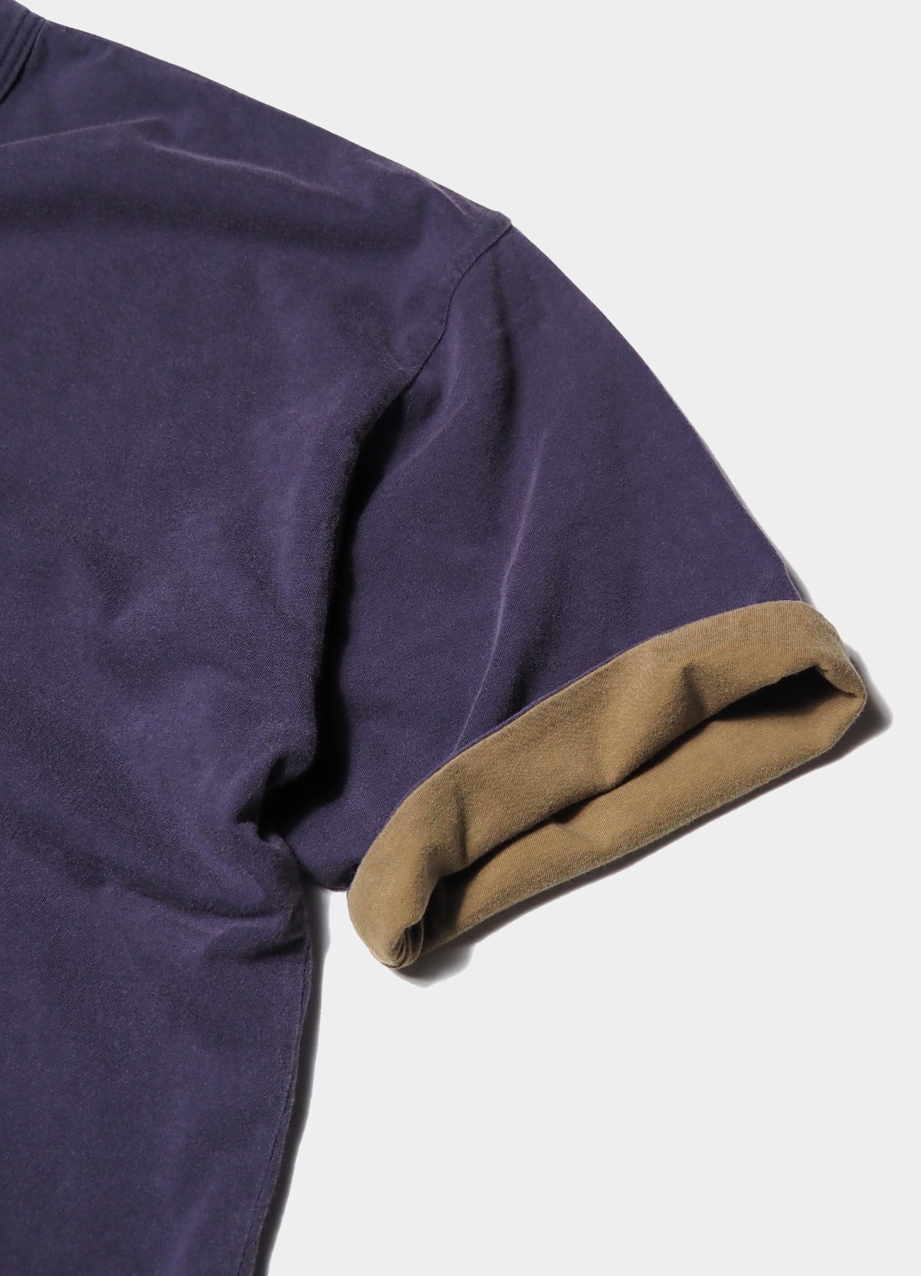 SP加工 40/-天竺 リバーシブルT(NAVY) <SALE>