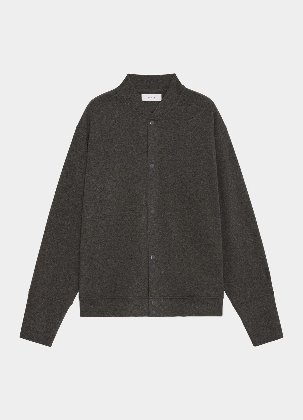 Snap Jacket -Super 180s Milled Wool Jersey-[M26C22CS01C]
