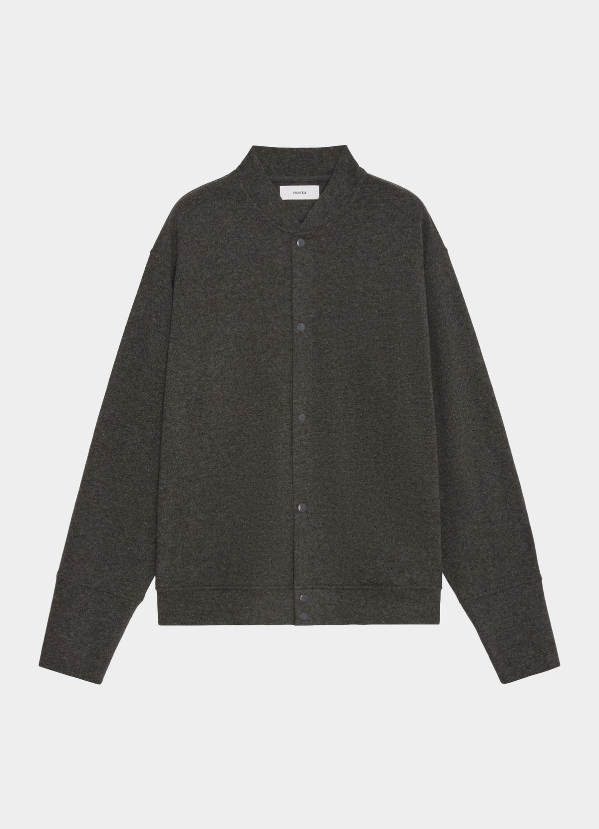 Snap Jacket -Super 180s Milled Wool Jersey-[M26C22CS01C]