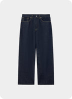 CYLINDER FIT JEANS -Organic Cotton 13.5oz Selvedge Denim-[M26C07PT01C]