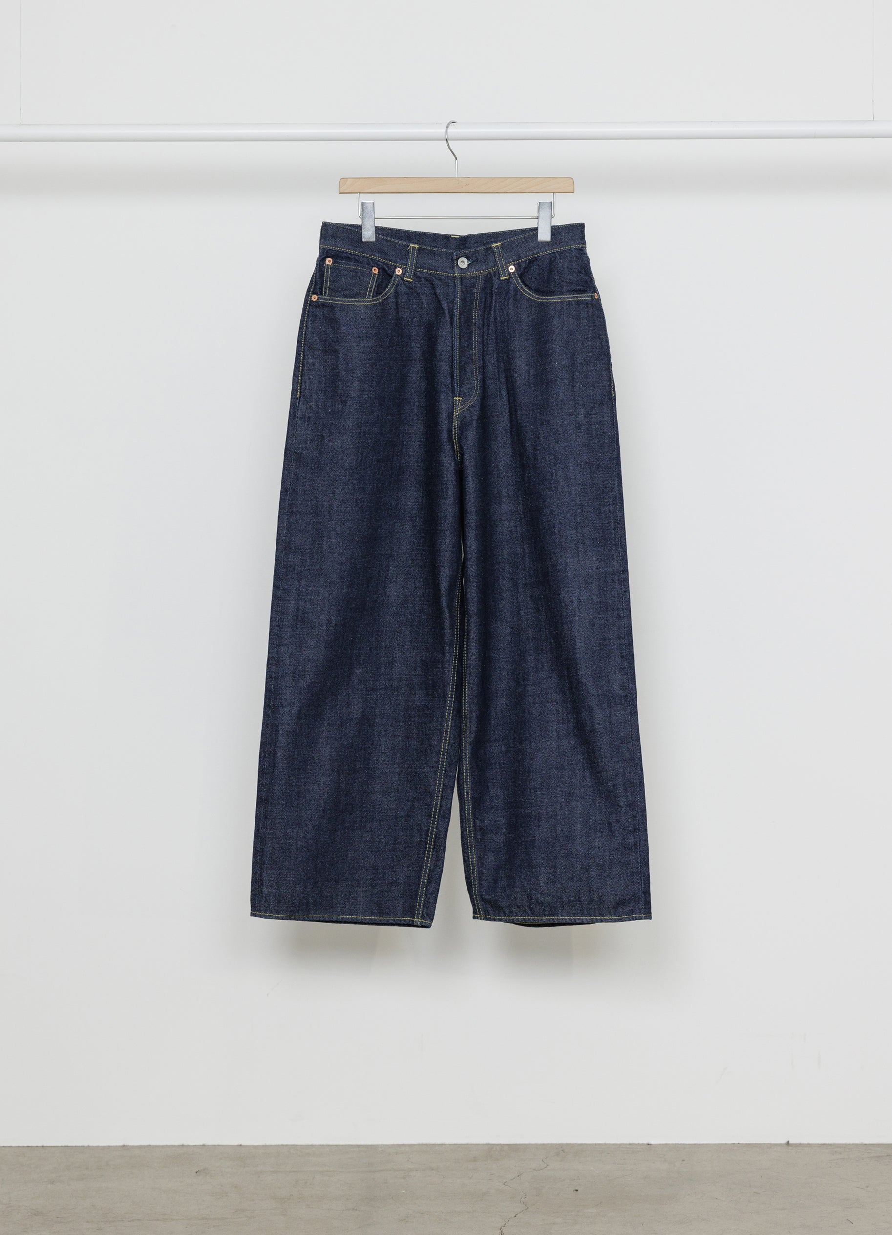BAGGY JEANS -ORGANIC COTTON 13.5oz SELVEDGE DENIM-[M26A10PT01C]