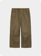 Wide Over Pants -Organic Cotton Back Satin-[M26B16PT01C]