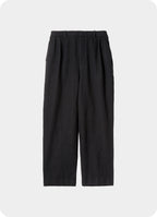 Wool Tuck Pants - Washed