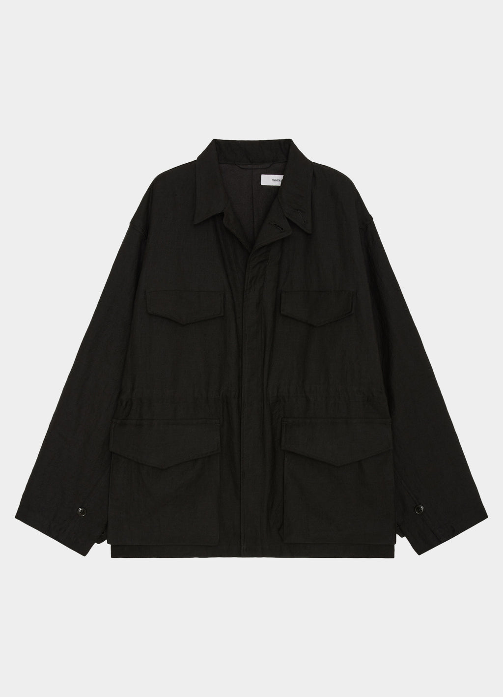 Military Jacket -Wool/Linen Moleskin-[M26C11BL01C]