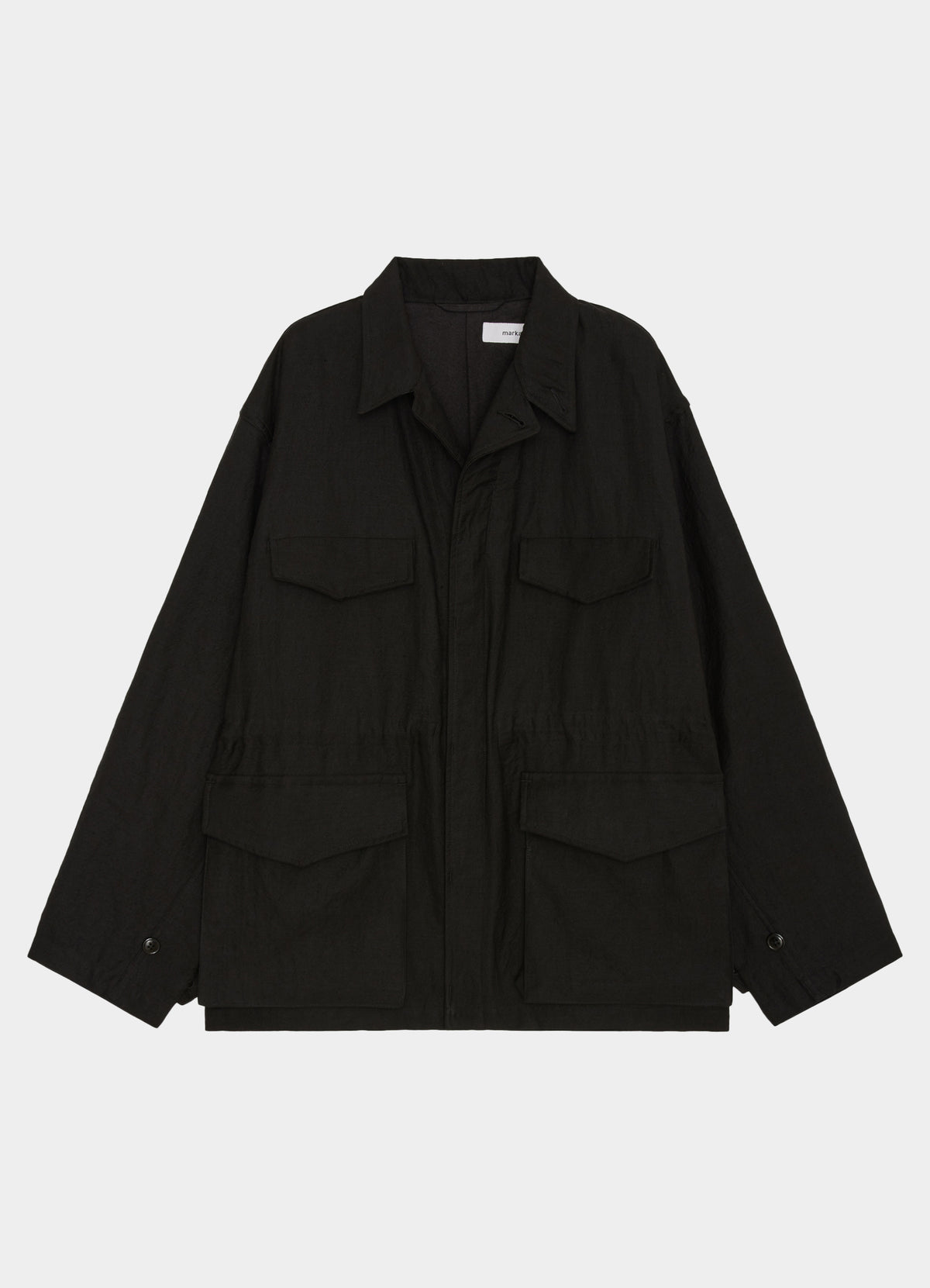 Military Jacket -Wool/Linen Moleskin-[M26C11BL01C]