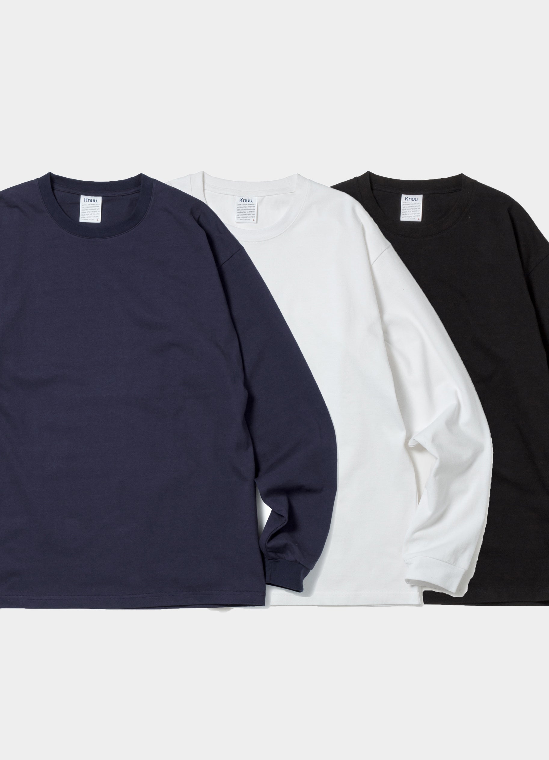 Heavy Crewneck Long Sleeve T-Shirt [KN-LS-01]