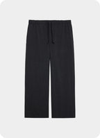 WIDE CYLINDER FIT EASY PANTS -2/72 Wool Tropical Washer-[M26A11PT01C]