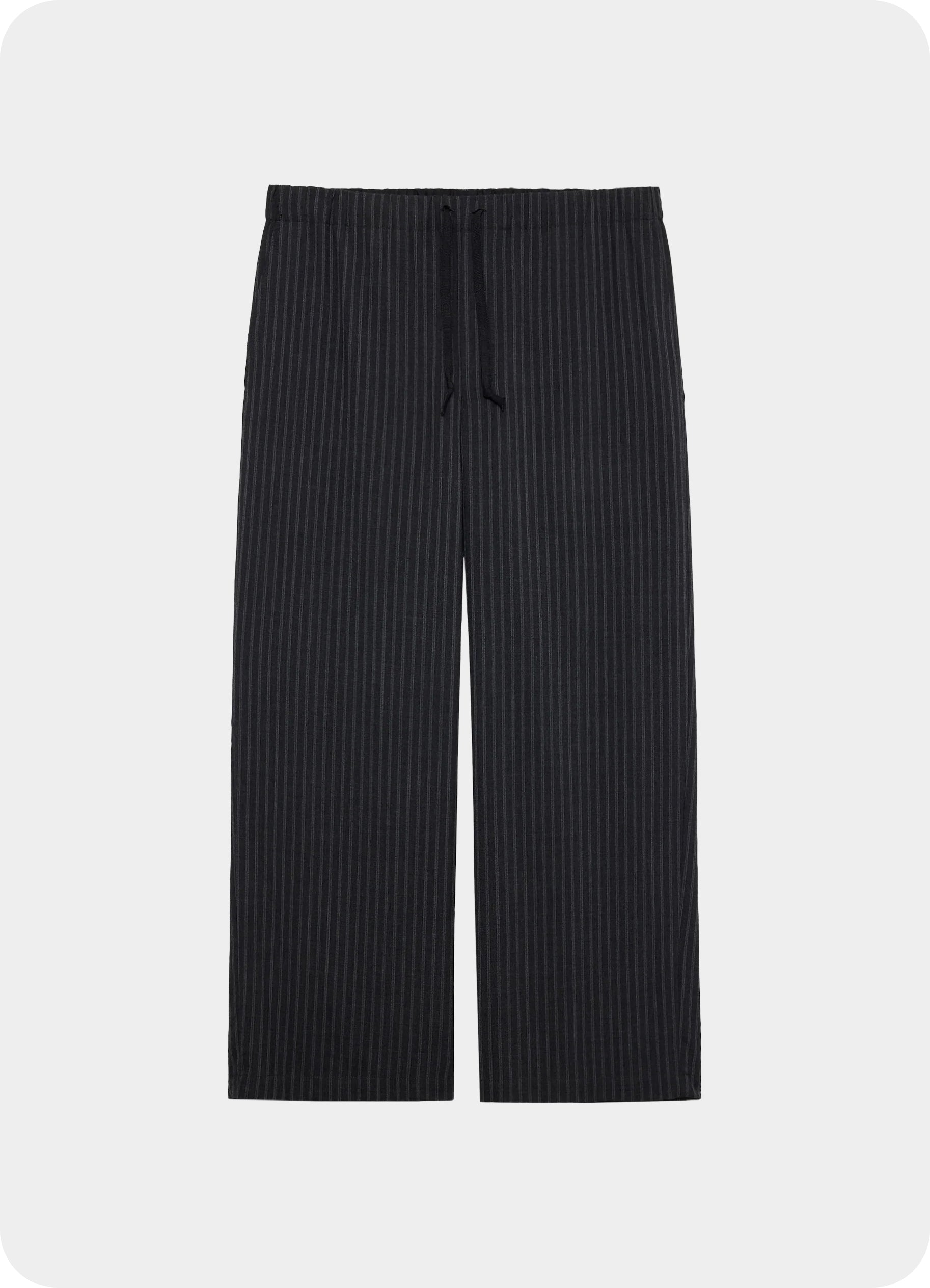 WIDE CYLINDER FIT EASY PANTS -2/72 Wool Tropical Washer-