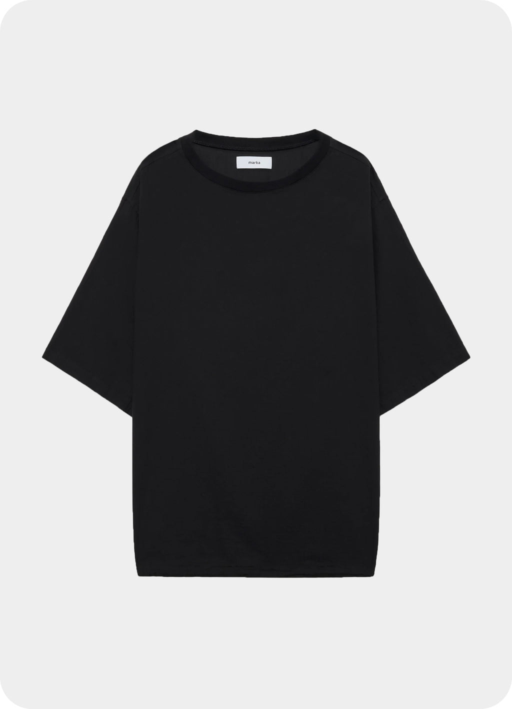 Crew Neck Shirt -Organic Cotton High Twisted Dobby Cloth-[M26A16SH02B]